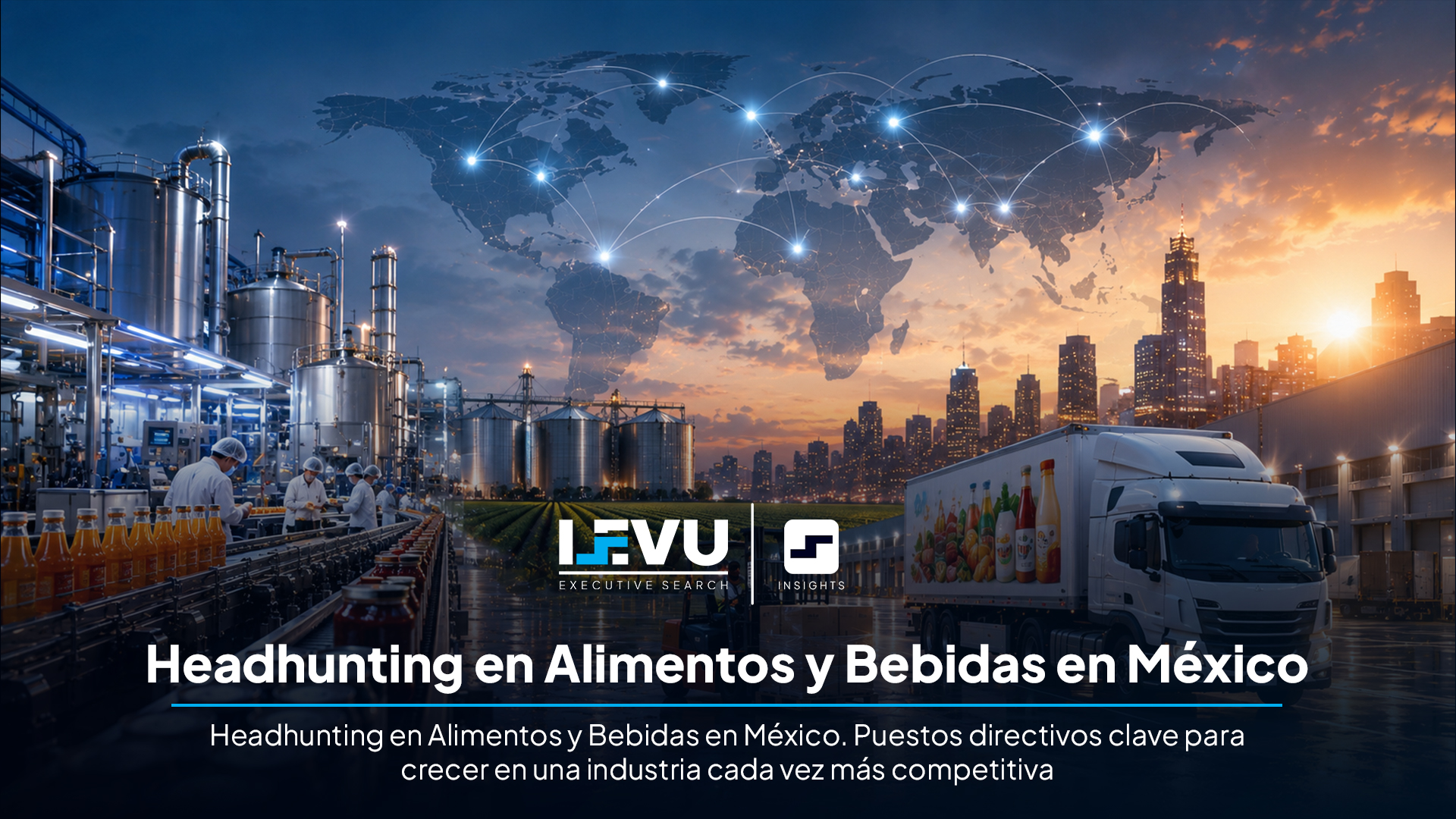 Headhunting en Alimentos y Bebidas en México. Puestos directivos clave para crecer en una industria cada vez más competitiva