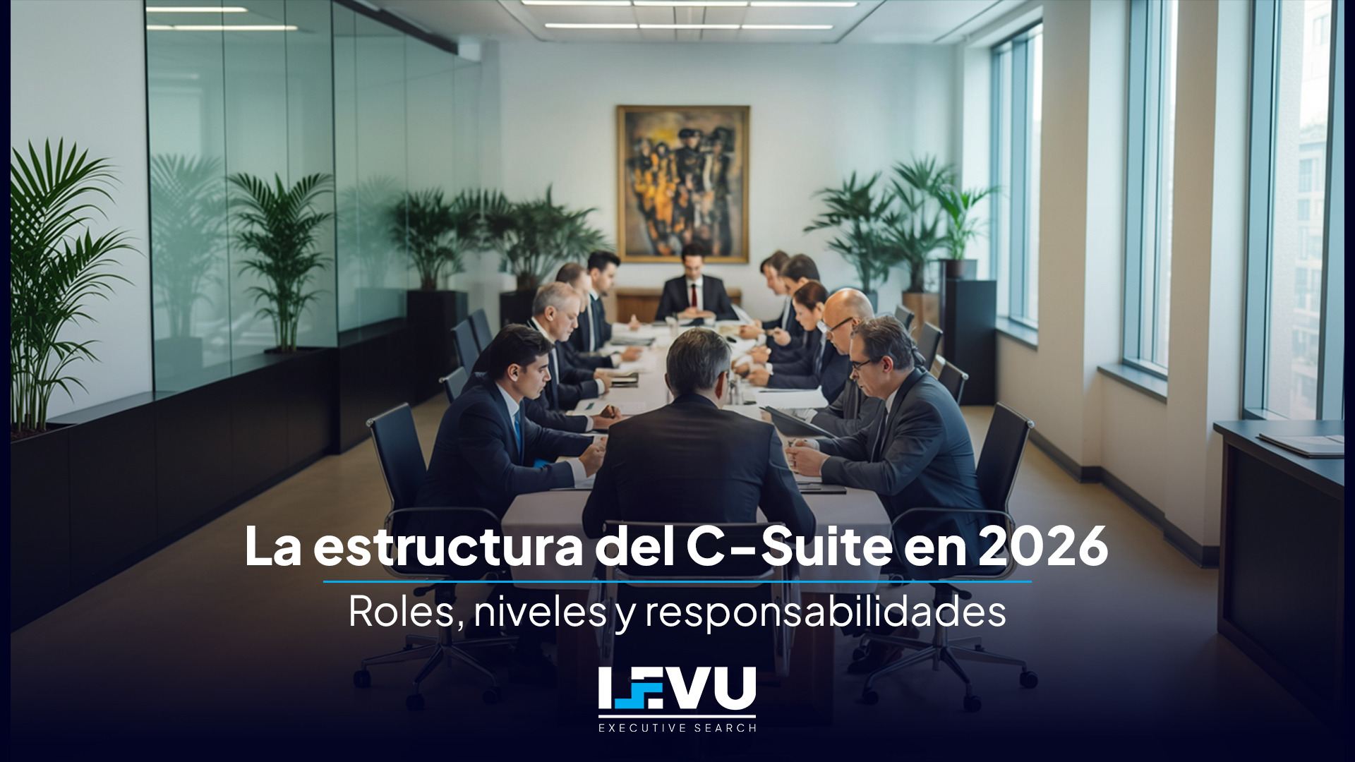 La estructura del C-Suite en 2026. Roles, niveles y responsabilidades.